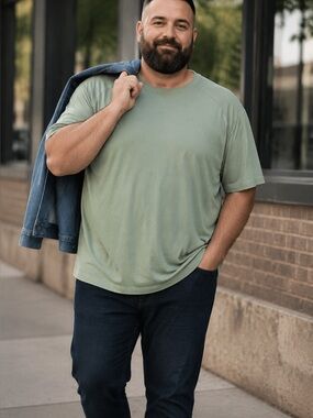 👗 LABOR DAY SALE 🔥 KENNETH COLE - The‎ Mobility Knit Shirt, Wheatgrass Green, XX